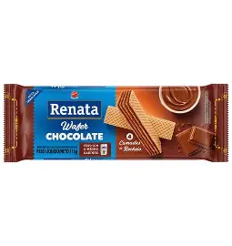 Wafer Renata Sabor Chocolate (Brigadeiro) 115g