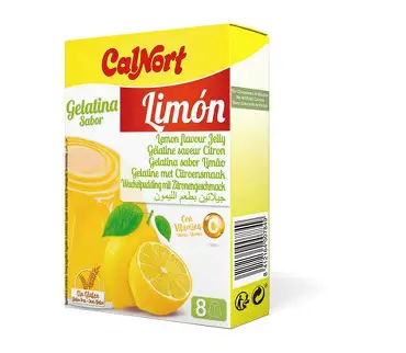 Gelatina Limón Calnort 85g (2 sobres)